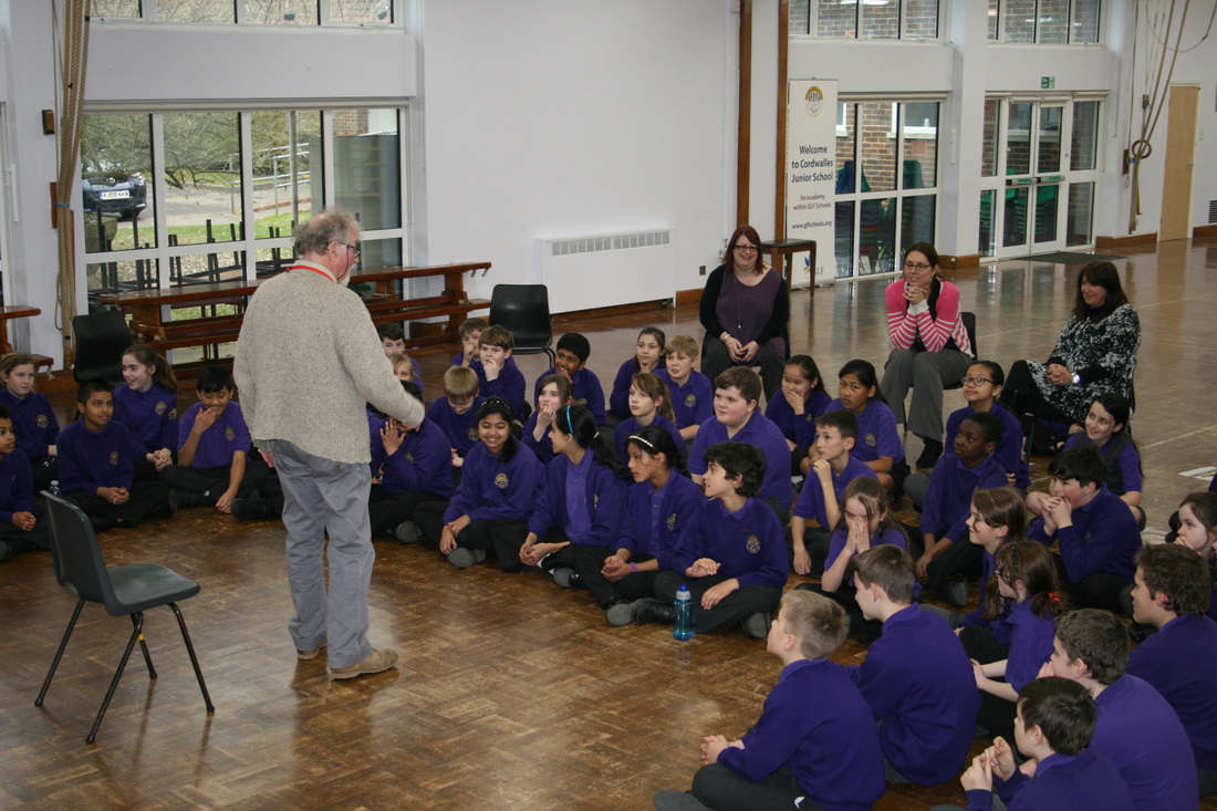 Author’s visit proves inspirational for Cordwalles pupils